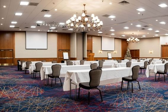 Interior of the meeting hall at MCM Elegante Beaumont