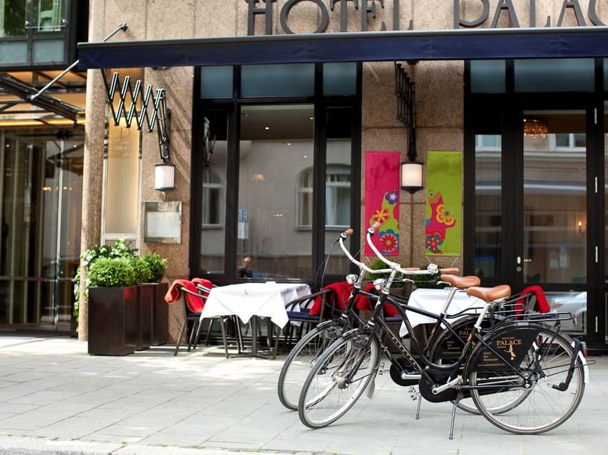 Fahrradverleih im Hotel München Palace