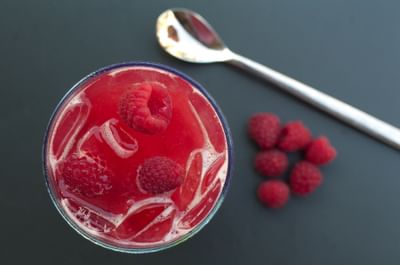 Raspberry cocktail
