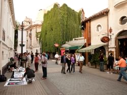 Lastarria neighborhood Santiago