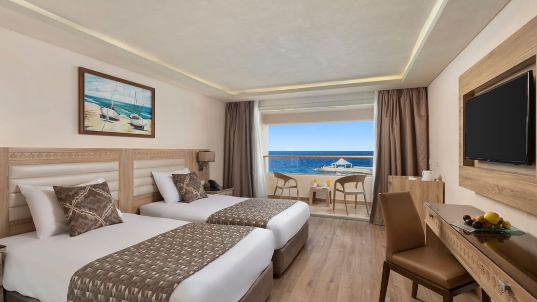 Sea View Marina Room at Pickalbatros Citadel Resort in Sahl Hasheesh