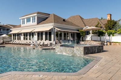 Outdoor swimming pool at Anchorage By The Sea