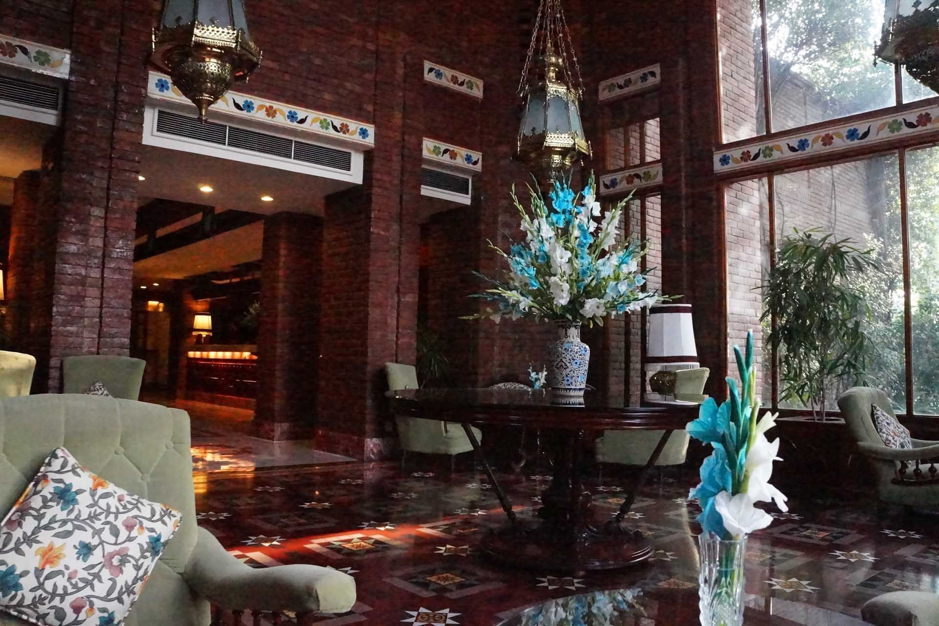 The Lobby area in the hotel at Faisalabad Serena Hotel