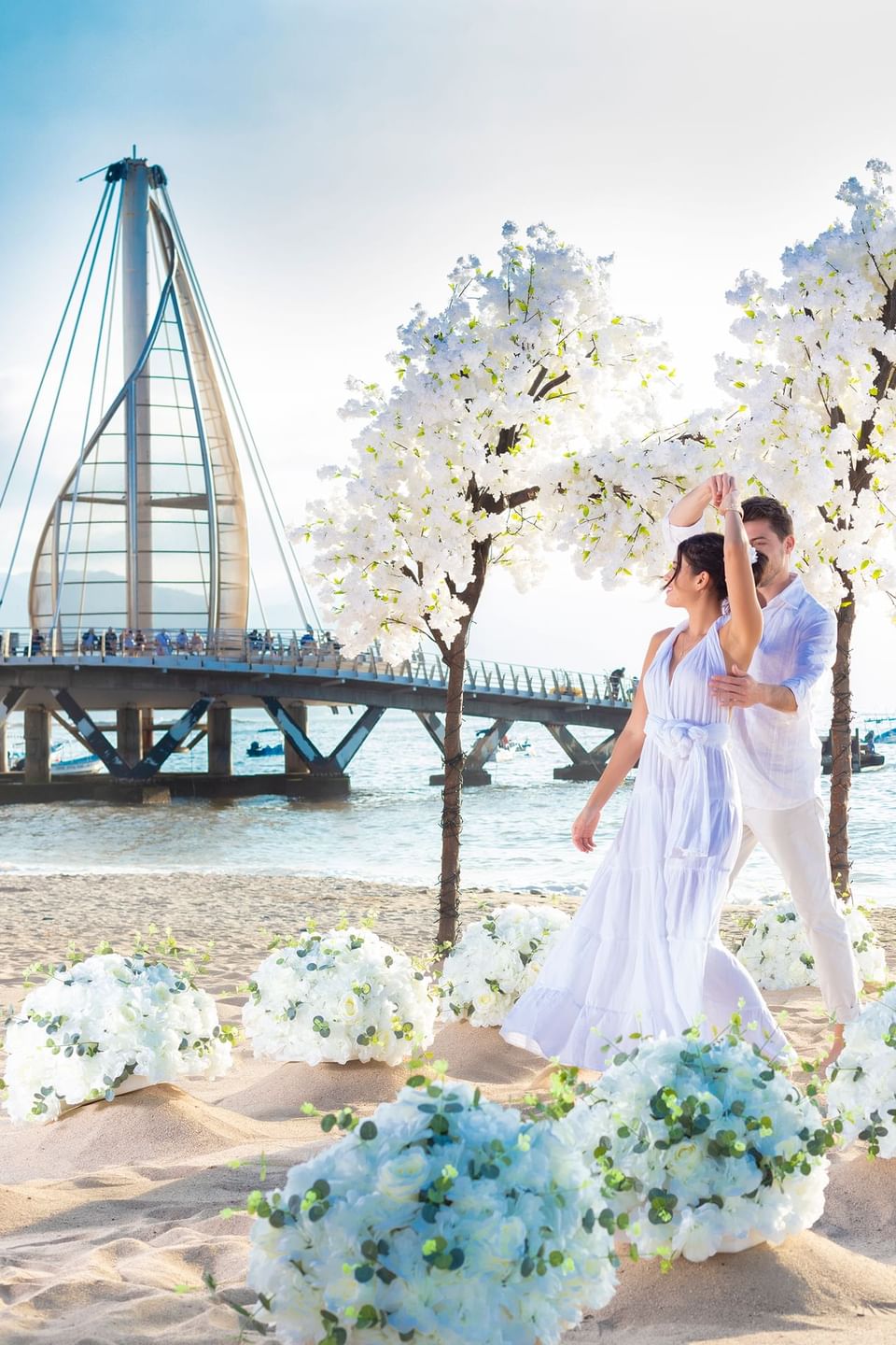 bodas al pie de muelle de los muertes puerto vallarta