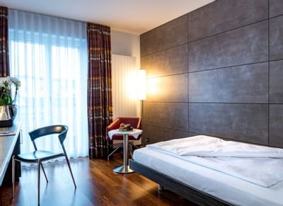 Interior of Standard Single Room at Hotel Sternen Oerlikon