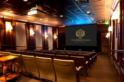 Interior of the Movie Theater at Stein Eriksen Lodge