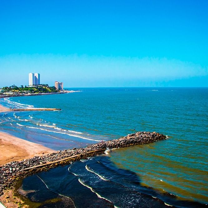 Ocean view from Veracruz near DOT Hotels