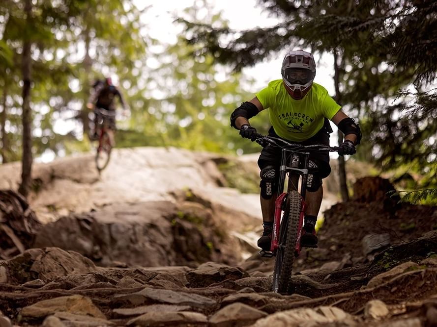 mountain biker