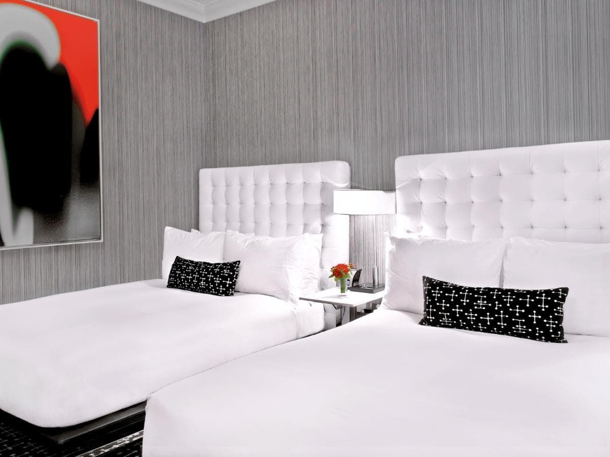 Stylish Room with 2 Beds inside Moderne Hotel New York