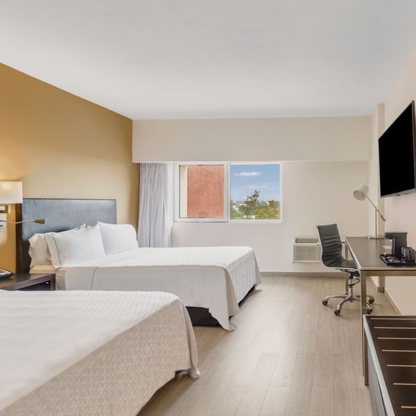 2 double beds in Superior Room at Fiesta Inn Hotels