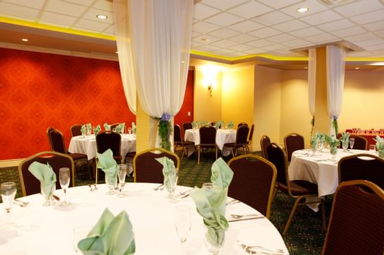 Seats set up for an event