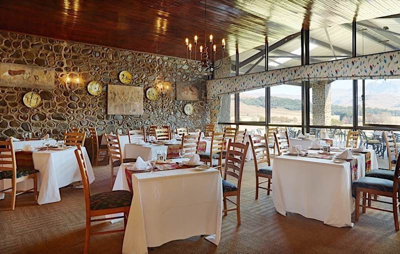 Bushman's Nek Restaurant Table Layout