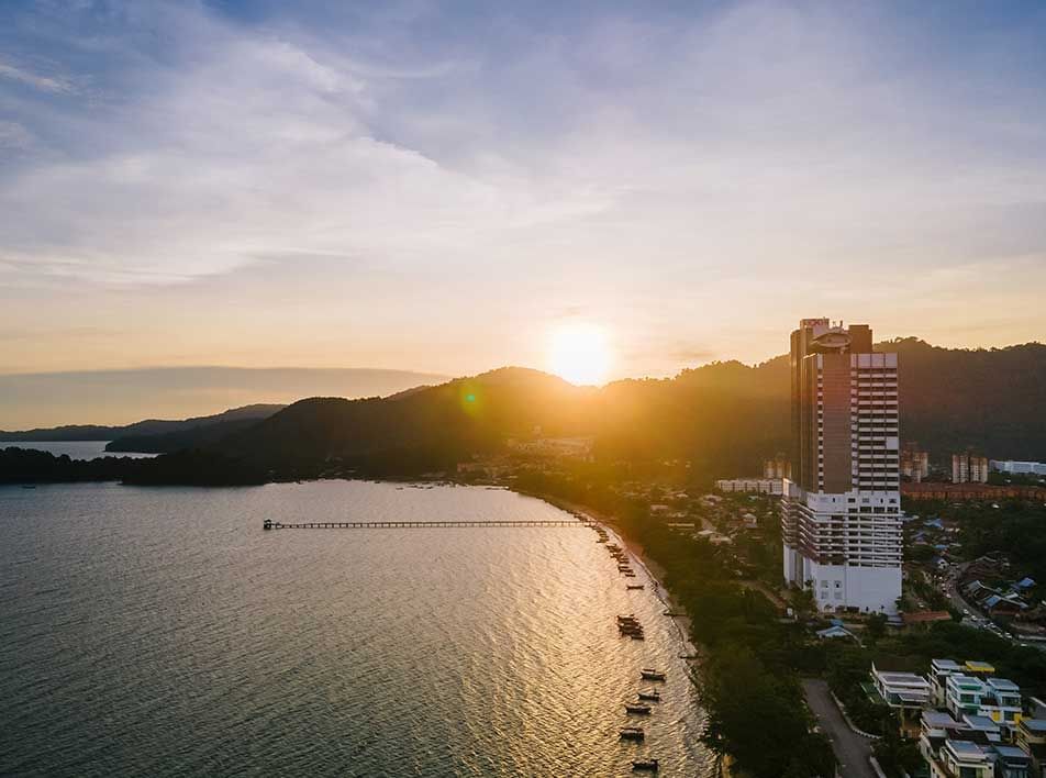 Exterior view of Lexis Suites Penang hotel, located near Penang International Airport - Lexis Suites Penang