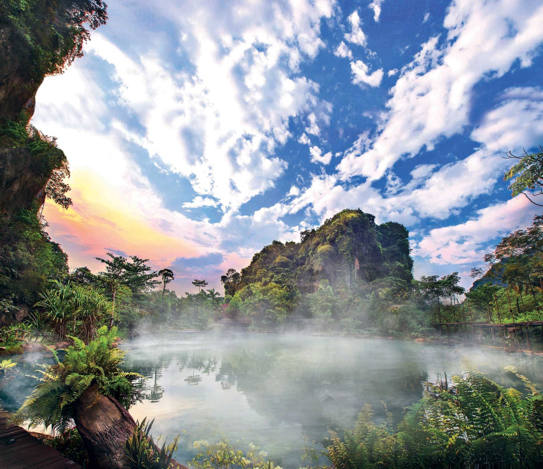 Landscape view of The Banjaran Hotsprings Retreat