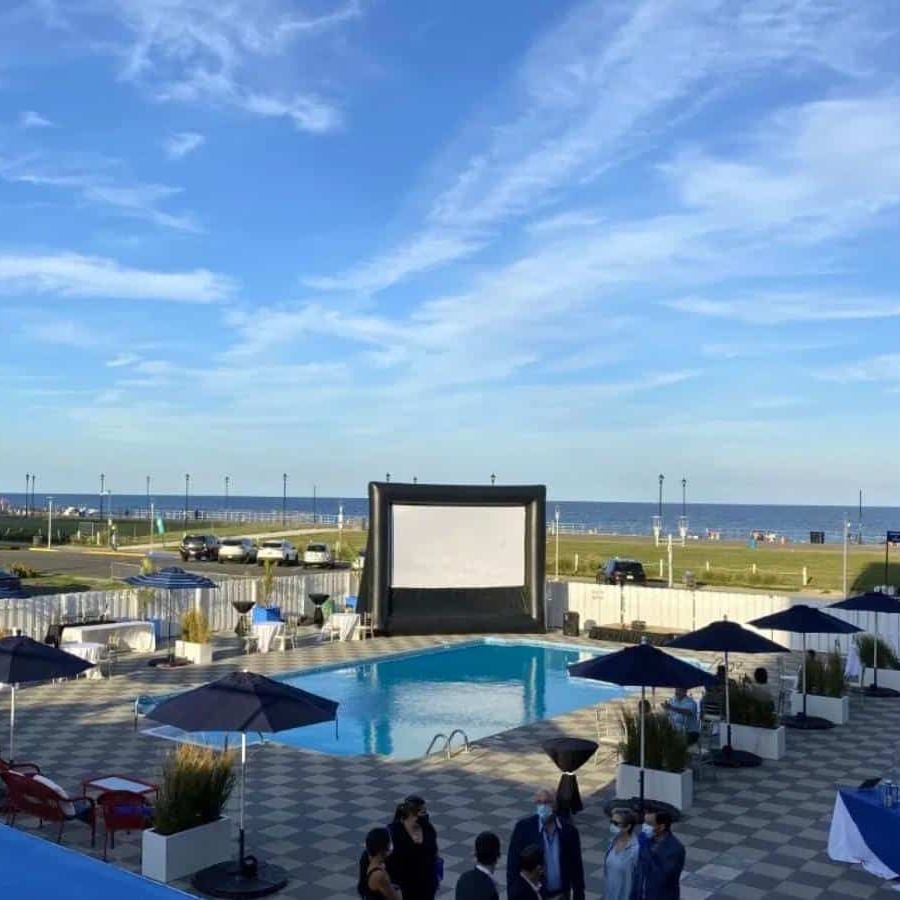 Berkeley Hotel Pool Deck Movies