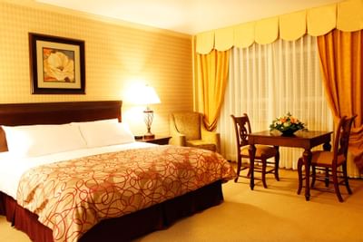 Bed in executive room