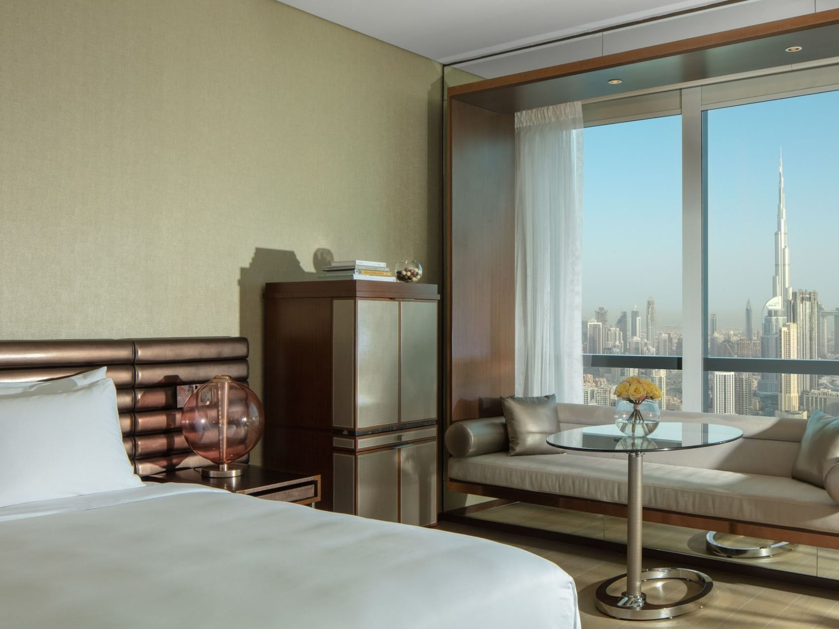 Interior of Scene Room with city views at Paramount Hotel Dubai