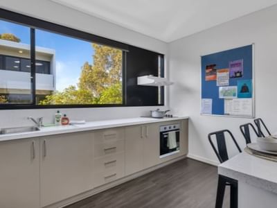 WSU Penrith Village Apartment Living Area