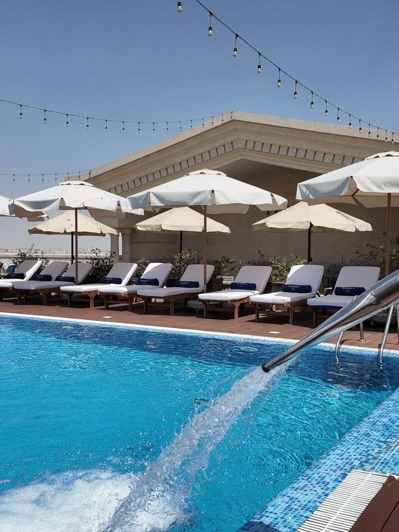 Moon Deck with the rooftop pool