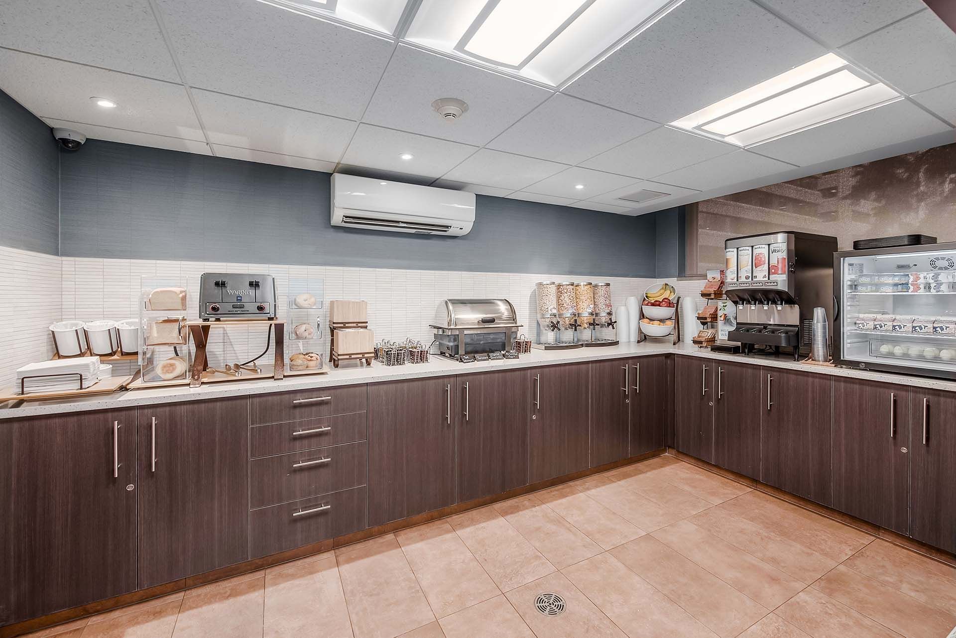 View of available items in our breakfast room
