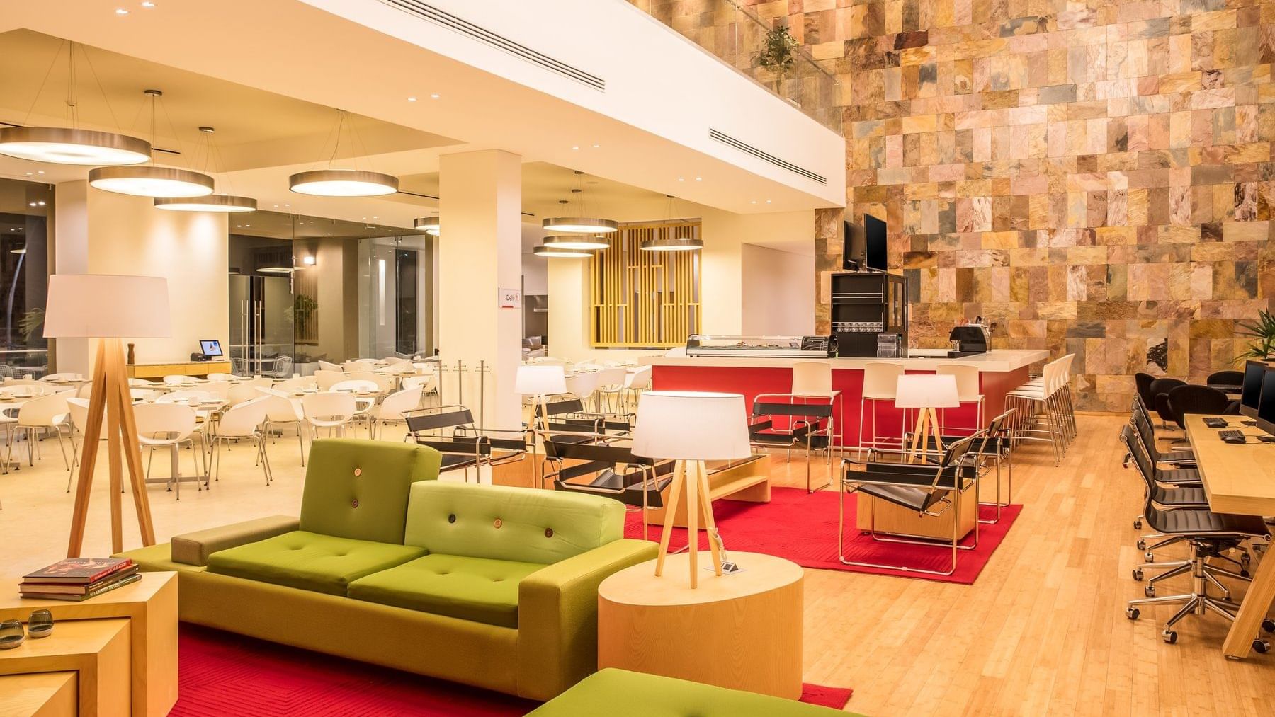 Interior of Lobby & dining area at FI Silao Puerto Interior