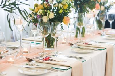 Wedding Table Decorations at Goodwood Park Hotel