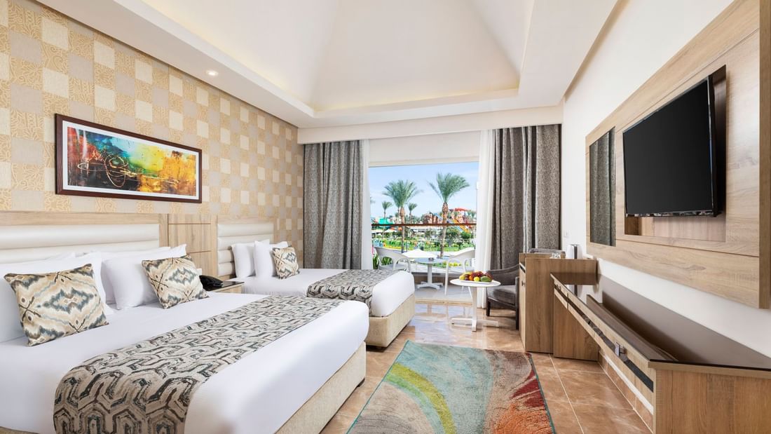 Deluxe Room With Pool View at Pickalbatros Aqua Blu Resort in Sharm El Sheikh