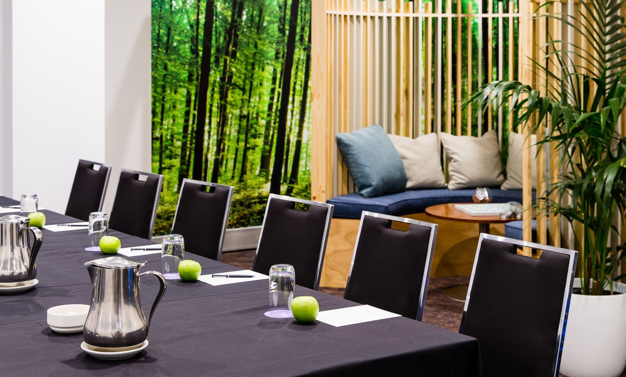 Dining table in Novotel Darling Harbour