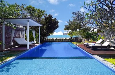 Close up on the outdoor pool at The Danna Langkawi