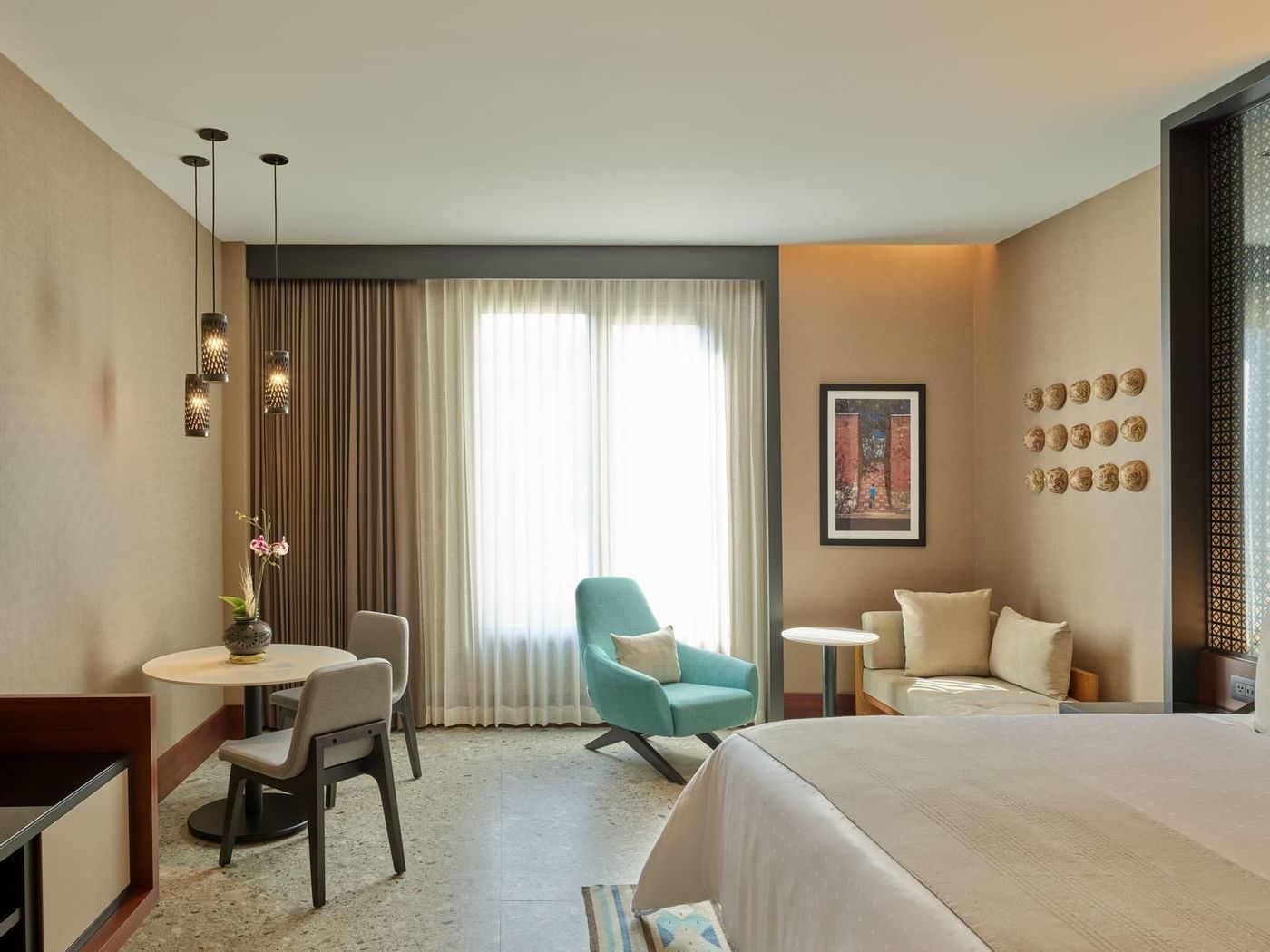 Grand Club Premium Room with king bed at Grand Fiesta Americana