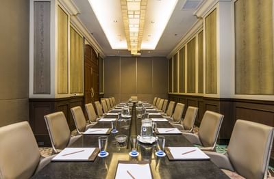 Interior of a Meeting Room at Chatrium Royal Lake Yangon