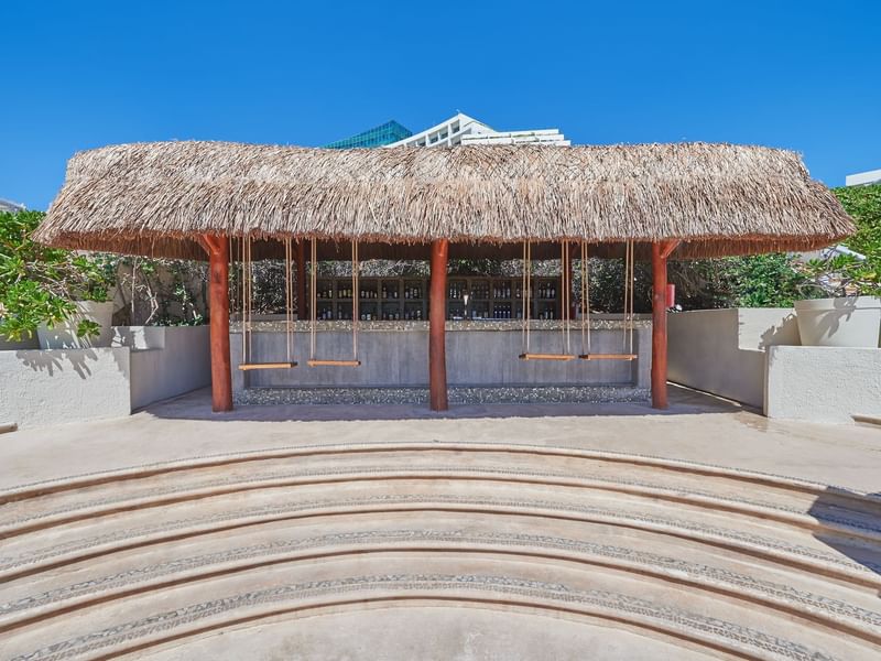Swing bar exterior at Live Aqua Cancún