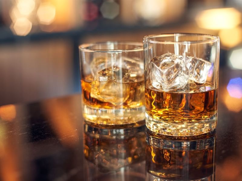 Whiskey in Stelaris Cocktail Lounge, Fiesta Americana Travelty
