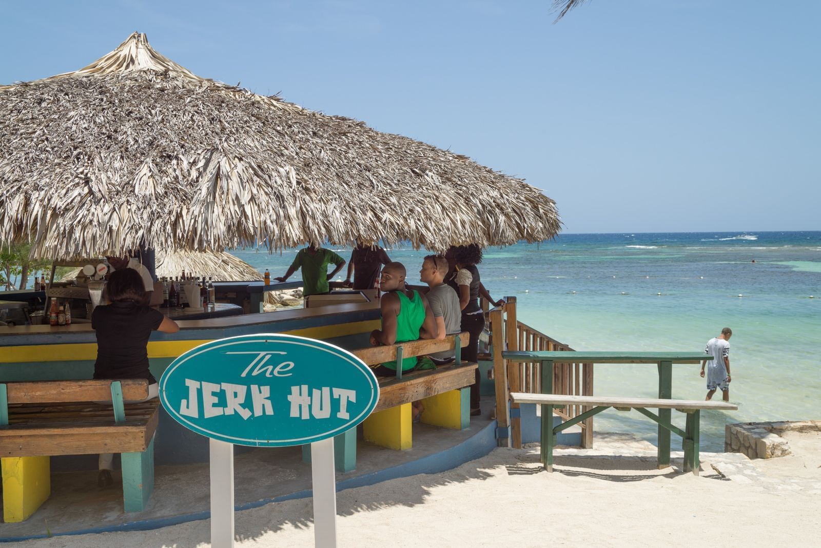 Jerking At The Beach Jerk Hut - Holiday Inn Montego Bay