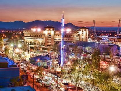 Aerial view near Fiesta Americana Hotels