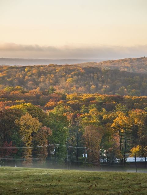 Landscape view of a Nature Trail in Pocono Mountains near Cove Pocono Resorts