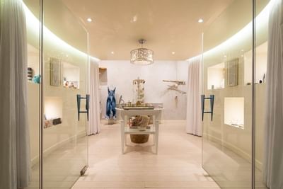 Interior of a dressing room at Retreat Costa Rica