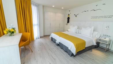 Camas en las habitaciones familiares del Hotel Lemon & Soul Las Palmas