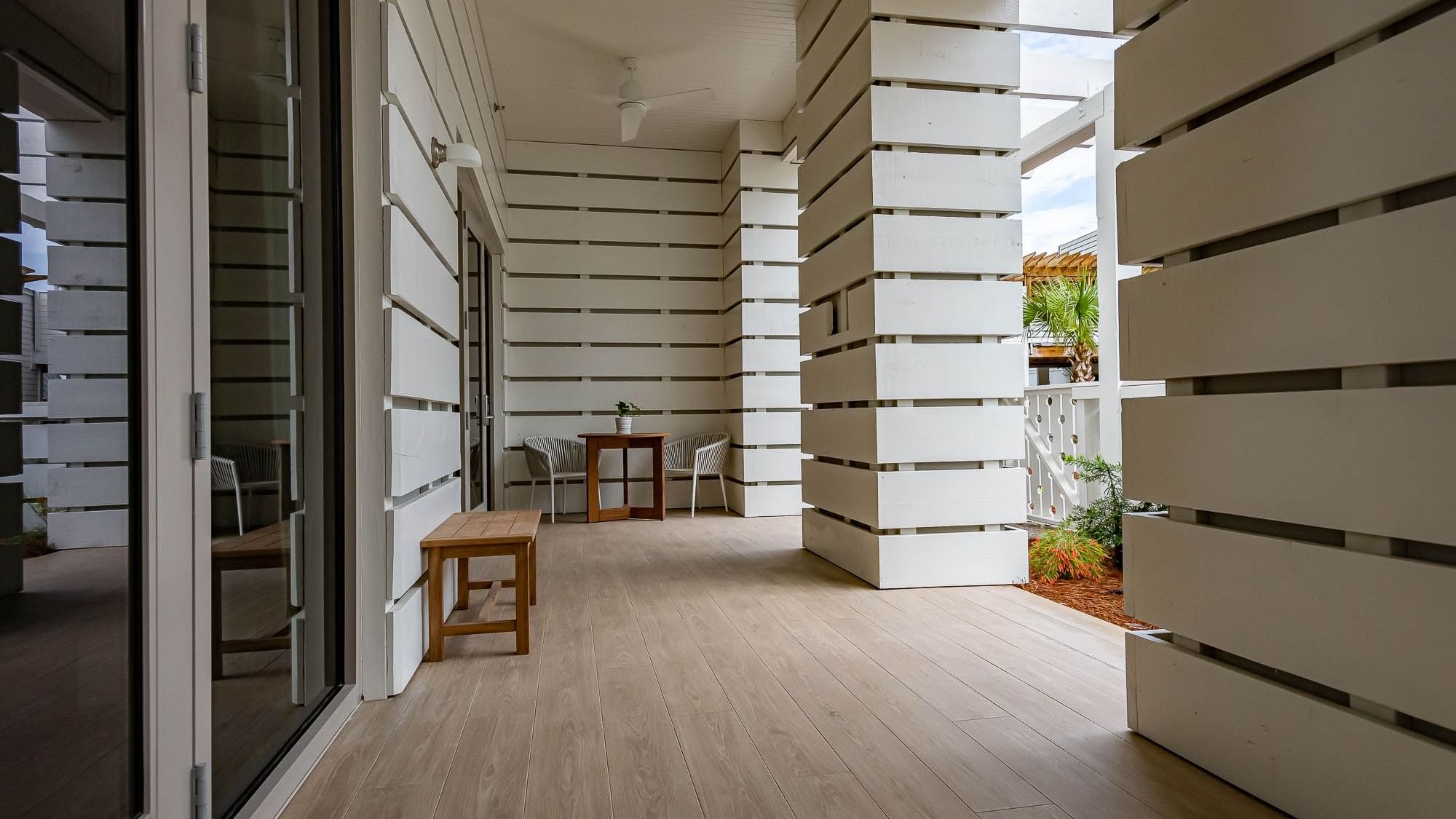 Outdoor Terrace in 2-Bedroom Family Suite at WaterColor Inn