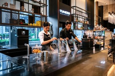 Tenders in Tuxedo Espresso at Carlton Hotel Bangkok Sukhumvit