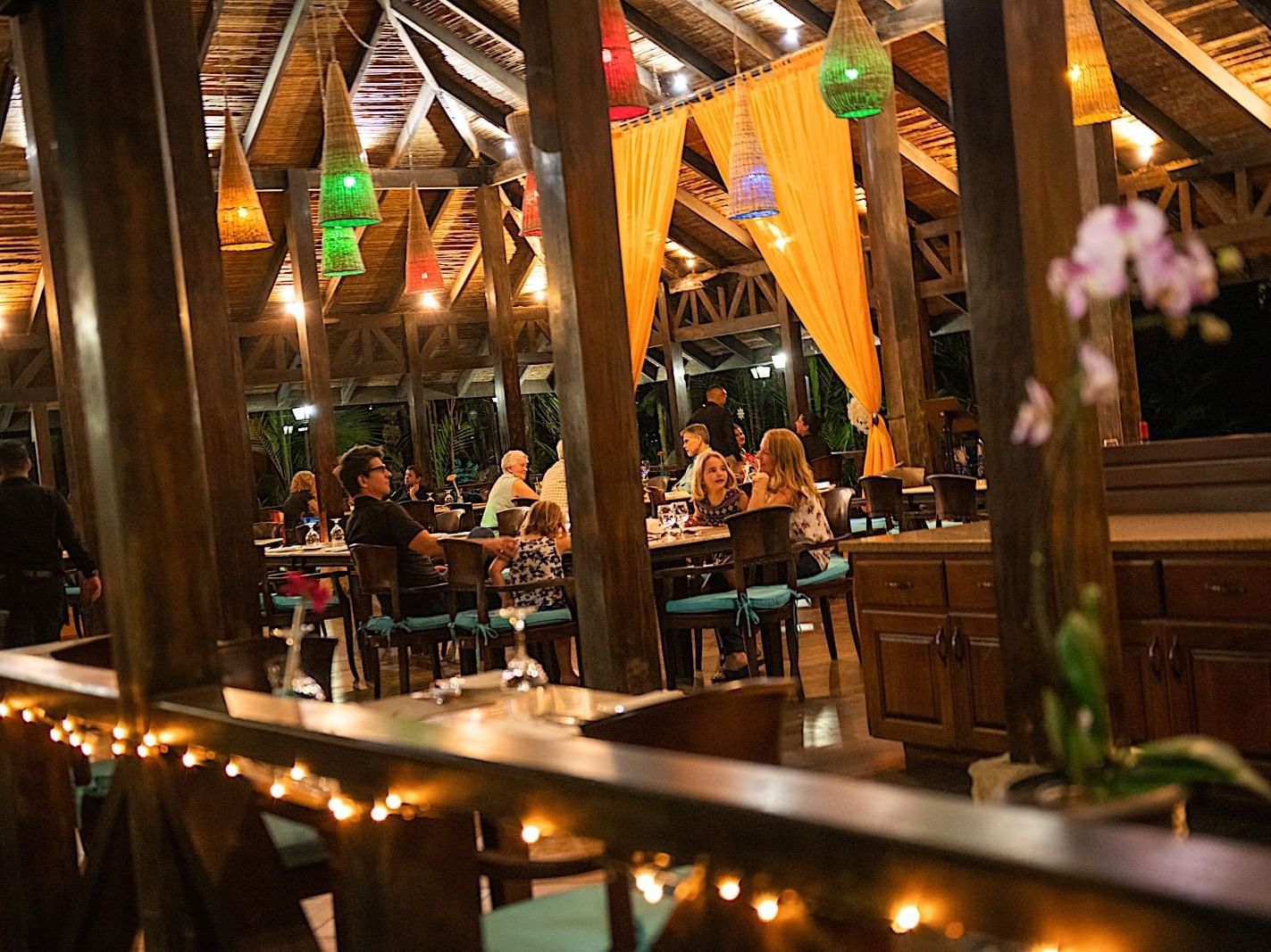 Sitting Area in Kantala Restaurant at Rio Celeste Hideaway