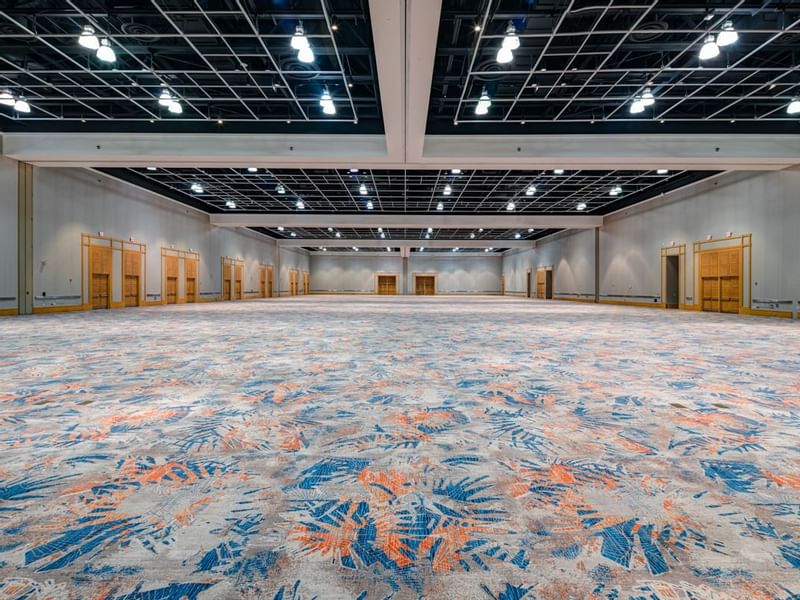 Interior of the Great Hall ballroom at The Diplomat Resort