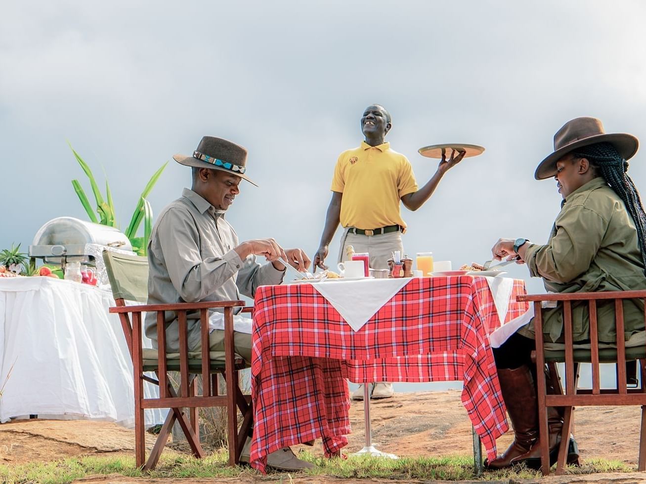 Bush dining experience