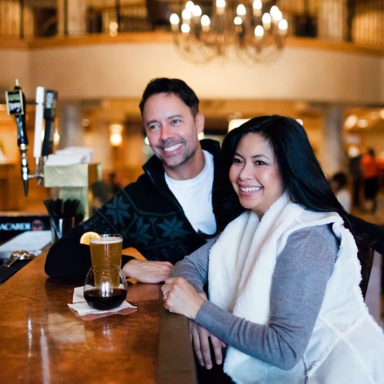 Couple at Cena Lounge
