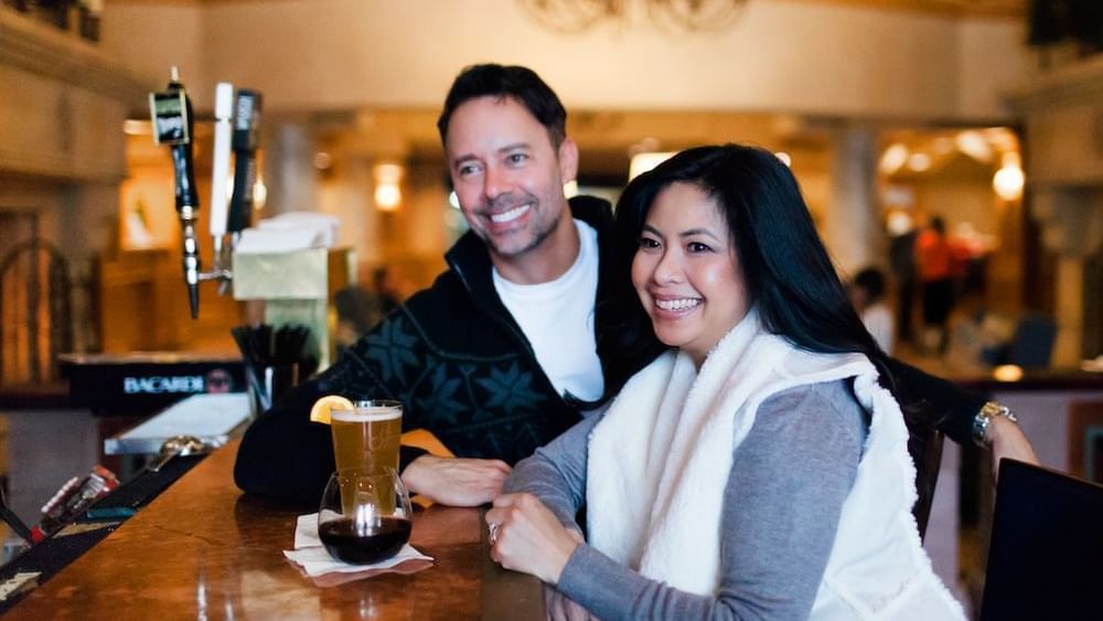 Couple at Cena Lounge