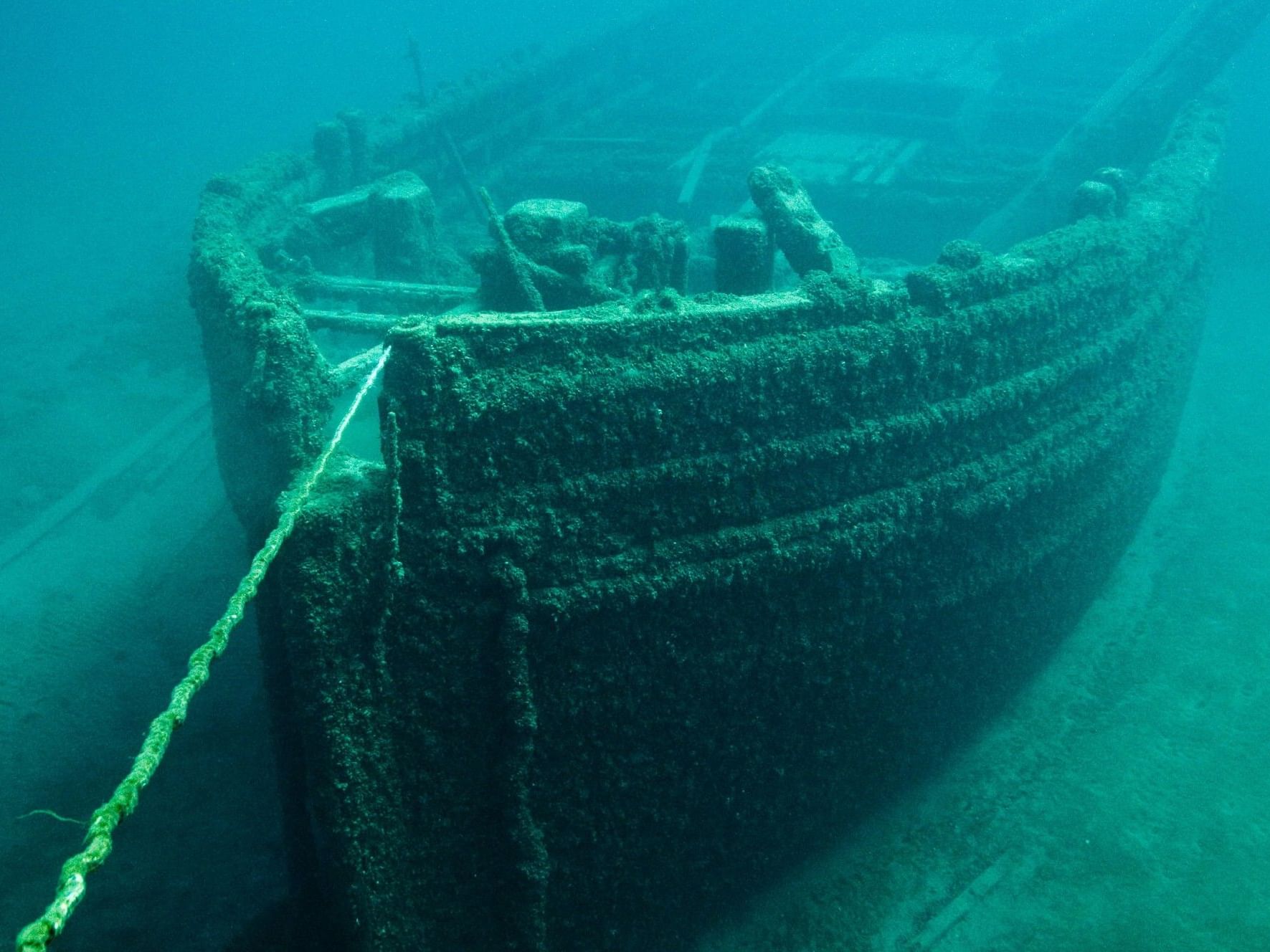 Sunken ship