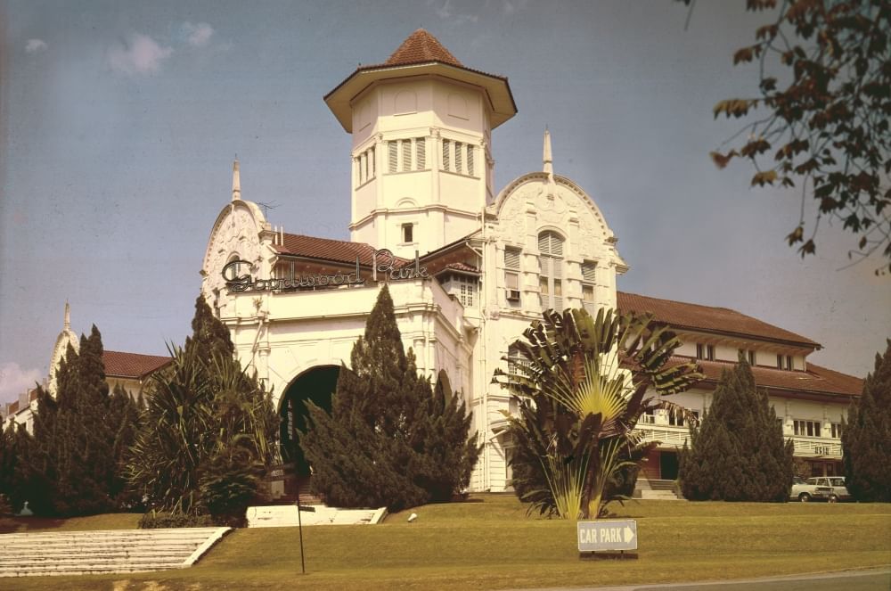 Distance view of Goodwood Park Hotel in daytime