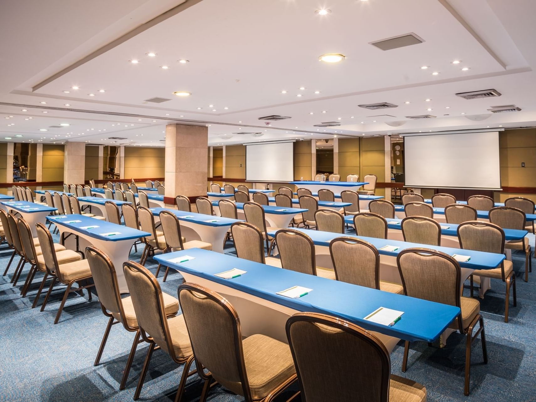 La Carolina room arranged for an event at Bogota Plaza Hotel