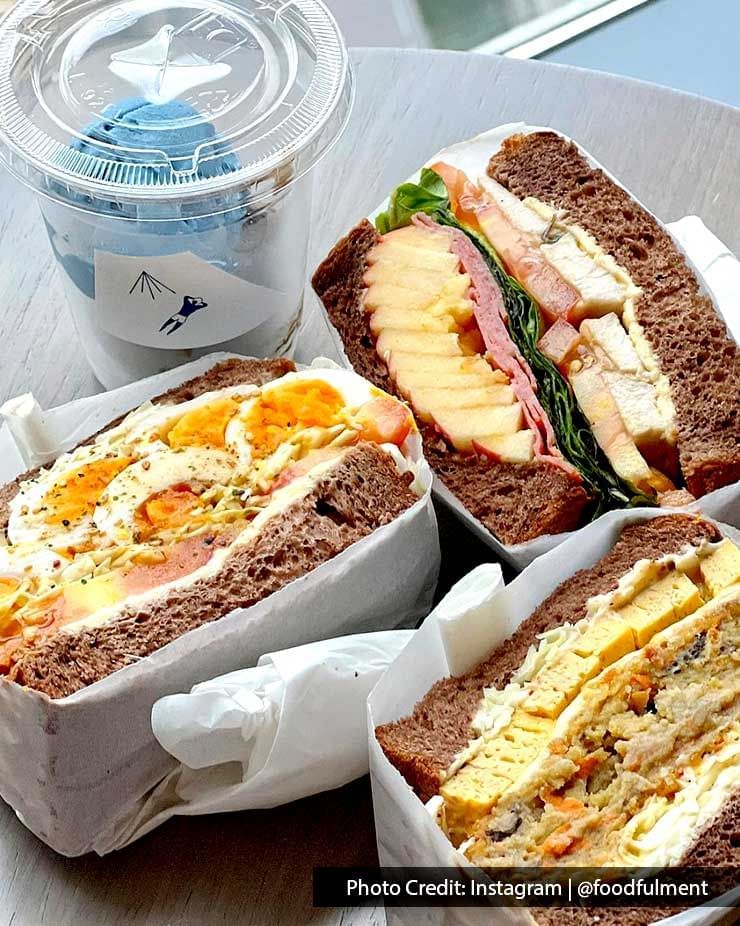 Breakfast korean sandwich served in a Restaurant near Imperial Lexis Kuala Lumpur, KL Food Guide