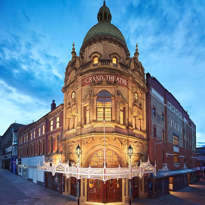Exterior of Grand Theatre near The Imperial Hotel Blackpool